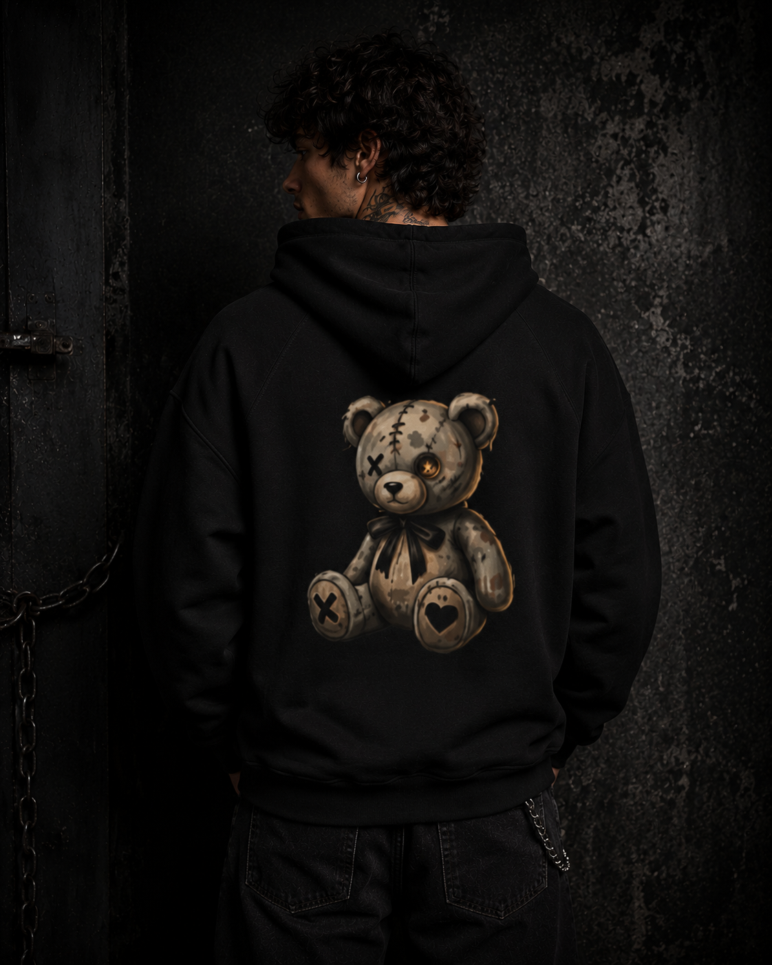 Teddy Graphic Hoodie — 'If They Don't Get Your Vibe, Change the People, Not the Vibe'