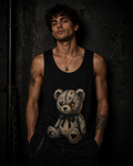 Teddy Bear Tank Top — “If They Don't Get Your Vibe, Change the People Not the Vibe” Men's Black Graphic Tank